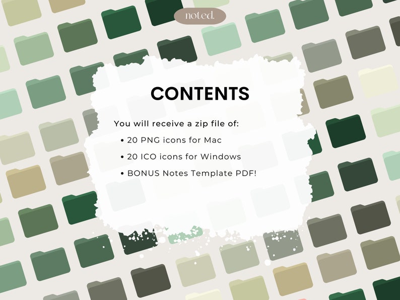 Neutral Desktop Folder Icon for Mac and Windows, Mac Desktop Folder ...