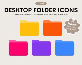 Desktop Folder Icon for Mac and Windows, Folder Icon, Mac Icon, Windows ...