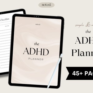 ADHD Digital Planner: Habit & Goal Tracker, Mindfulness