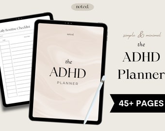 ADHD Digital Planner: Habit & Goal Tracker, Mindfulness