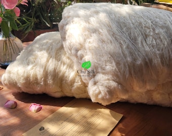 Hand-made silk pillow insert sz 50*70cm, weight 1000g/pc
