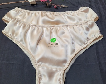 Pairs of pure silk panties_- Lingerie- Undies