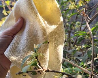 Tussah silk washcloth set of 6pcs- gently cleanses the skin