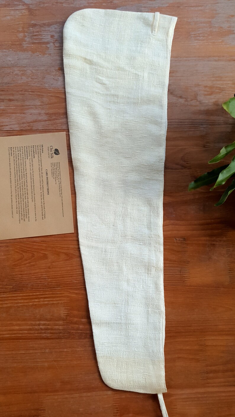 La toalla de seda de 4 capas mantiene el cabello saludable, se seca rápidamente y es conveniente para viajar. imagen 2