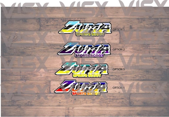 3X Yamaha Zuma Pre Bug Vinyl Decal Sticker Replacement Free
