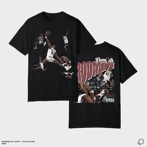DENNIS RODMAN T-SHIRT | Graphic Vintage Tee | Vintage Rodmad Tee style  | Basketball Tee | Collectible Dennis Rodman