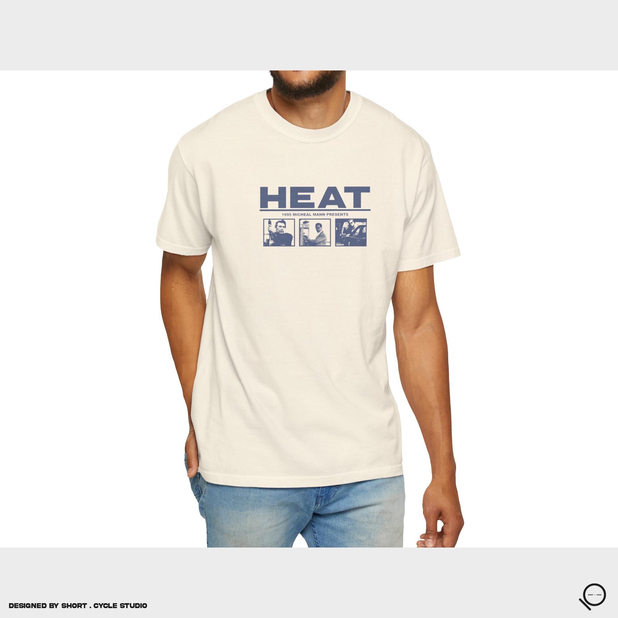 T-shirt Vintage Heavy Cotton - Marque H And C Apparel - Modèle Heat (film) - Unisexe Neuf Avec étiquette