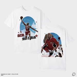 DENNIS RODMAN T-SHIRT | Graphic Vintage Tee | Vintage Rodmad Tee style  | Basketball Tee | Collectible Dennis Rodman