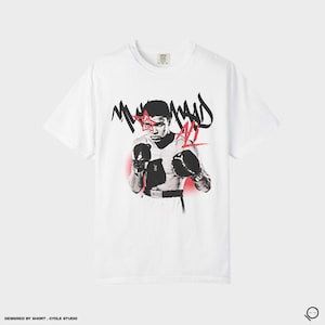 MUHAMMAD ALI T-SHIRT | Vintage Rap Tee | Concert Tour Merch | Y2K | graphic tee | hip hop | streetwear | Boxing Tee