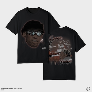 DENNIS RODMAN T-SHIRT | Graphic Vintage Tee | Vintage Rodman Tee  | Basketball Tee | Collectible Dennis Rodman