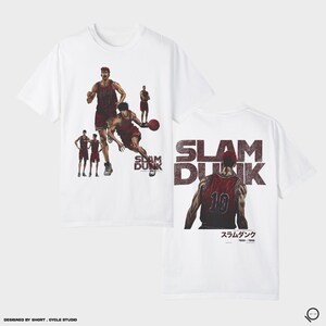 Slam Dunk T-SHIRT | Graphic Vintage Tee | Vintage Anime tee | Basketball anime Tee | Slam Dunk anime tee