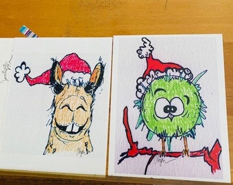 Juego de tarjetas de Navidad (Pack de 12)