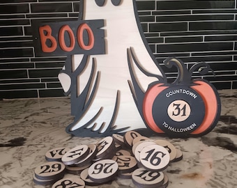Halloween Countdown, Halloween Sign,  Family Halloween