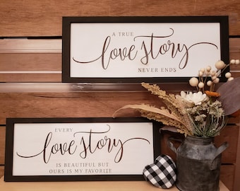 True Love Story set, True Love, Forever Love, Endless Love. Love Story, Our Love Story, Anniversary gift, Wedding gift, Engagement gift