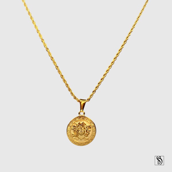 Medusa Luxe Necklace Set - Red