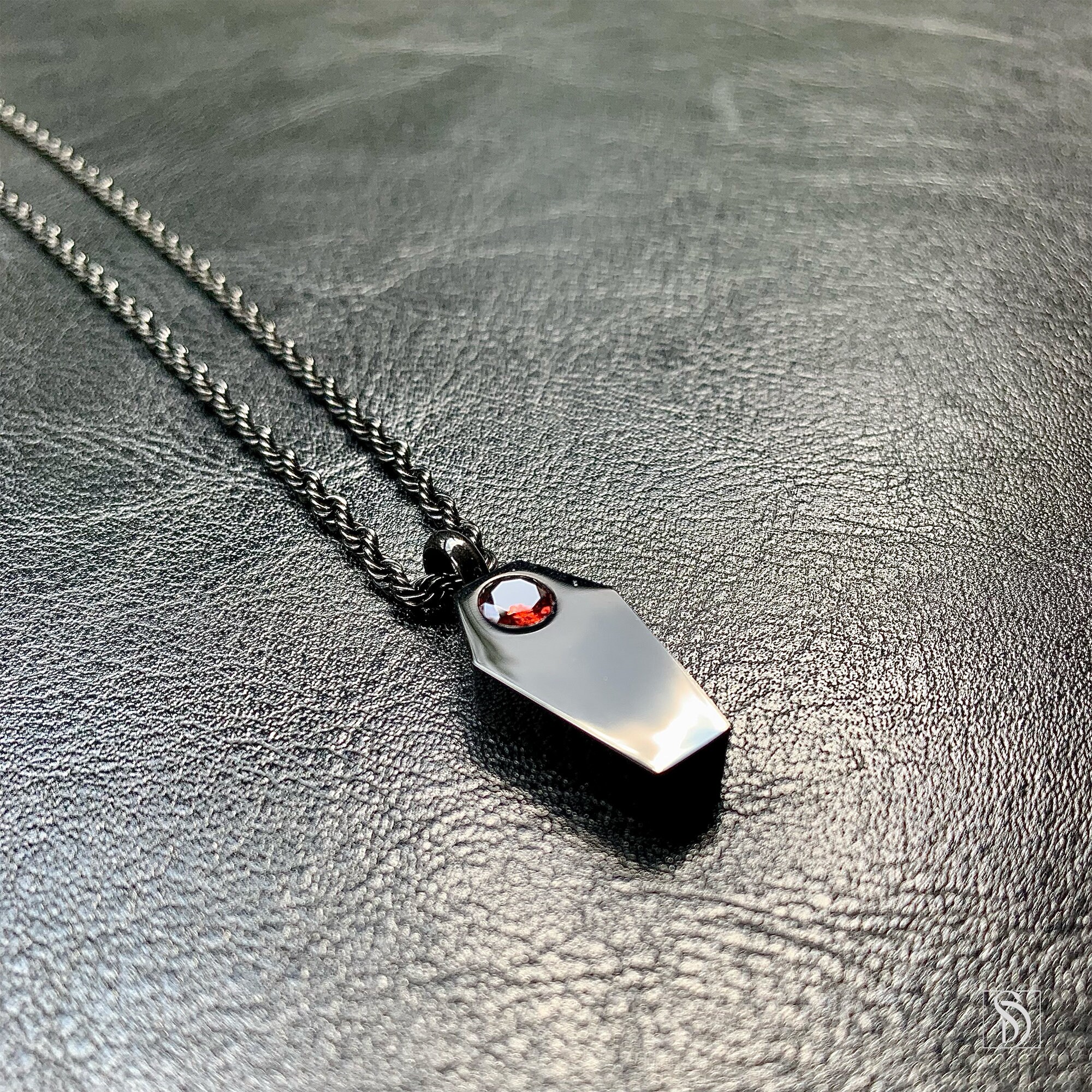 Amulet of Fury OSRS Inspired Gem Stone Keepsake Pendant Etsy