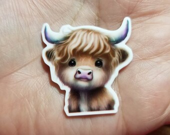 4 Planar Resins - Flat Back - Flatback - Charms - Cabochons - Cow Badge Reel - Badge Reels - Bow Charms - Bow Centers - Planars - Cows