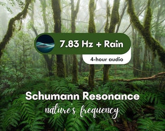 7,83 Hz Nature's Frequenz - Schumann Resonanz & Smooth Rain Binaural Beat Audio