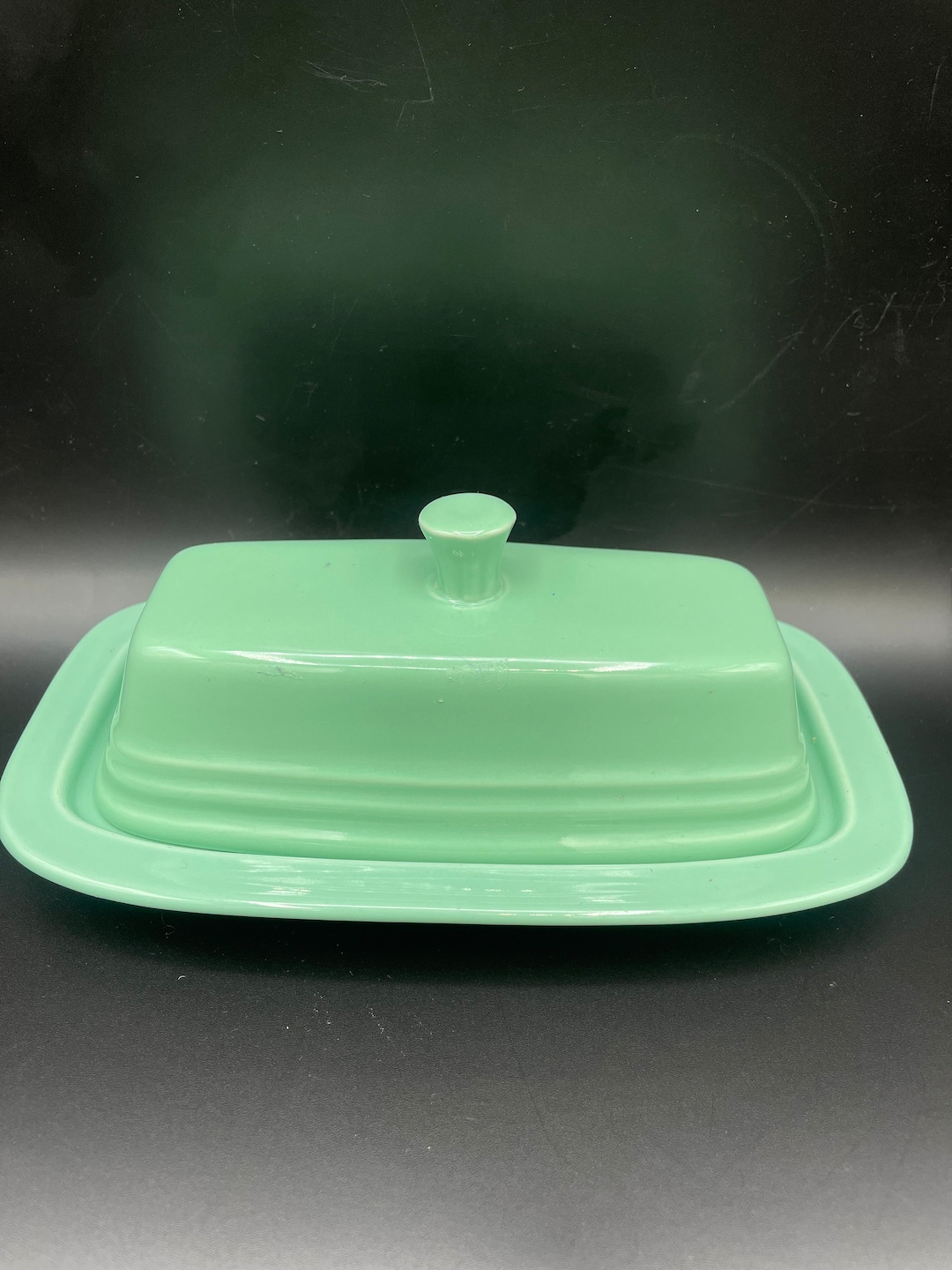 Fiesta Fiestaware Homer Laughlin China Covered Butter Dish Etsy