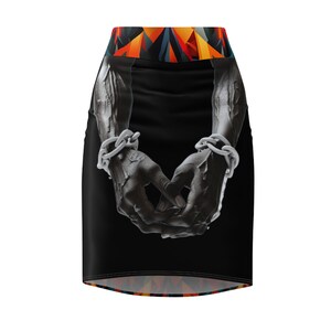 Juneteenth Women&#39;s Pencil Skirt (AOP)