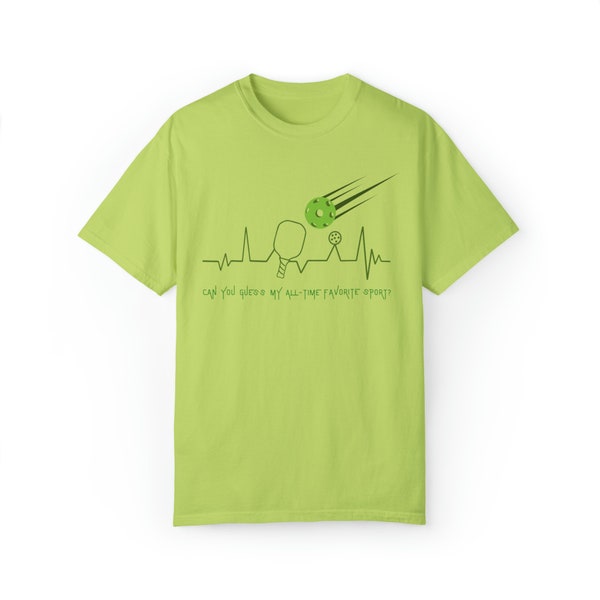 Pickleball Heartbeat Can you guess my favorite sport? Unisex T-shirt