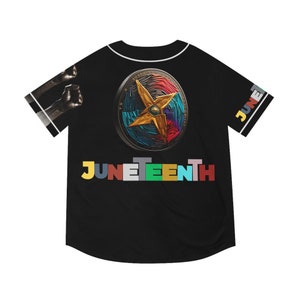 Juneteenth Men&#39;s Baseball Jersey Fathers Day gift