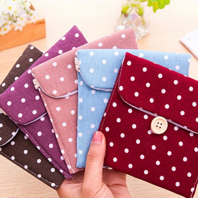 Female Hygiene Sanitary Pouch Etsy