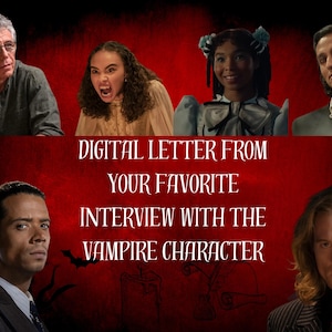 Carta digital da sua entrevista favorita com o personagem vampiro