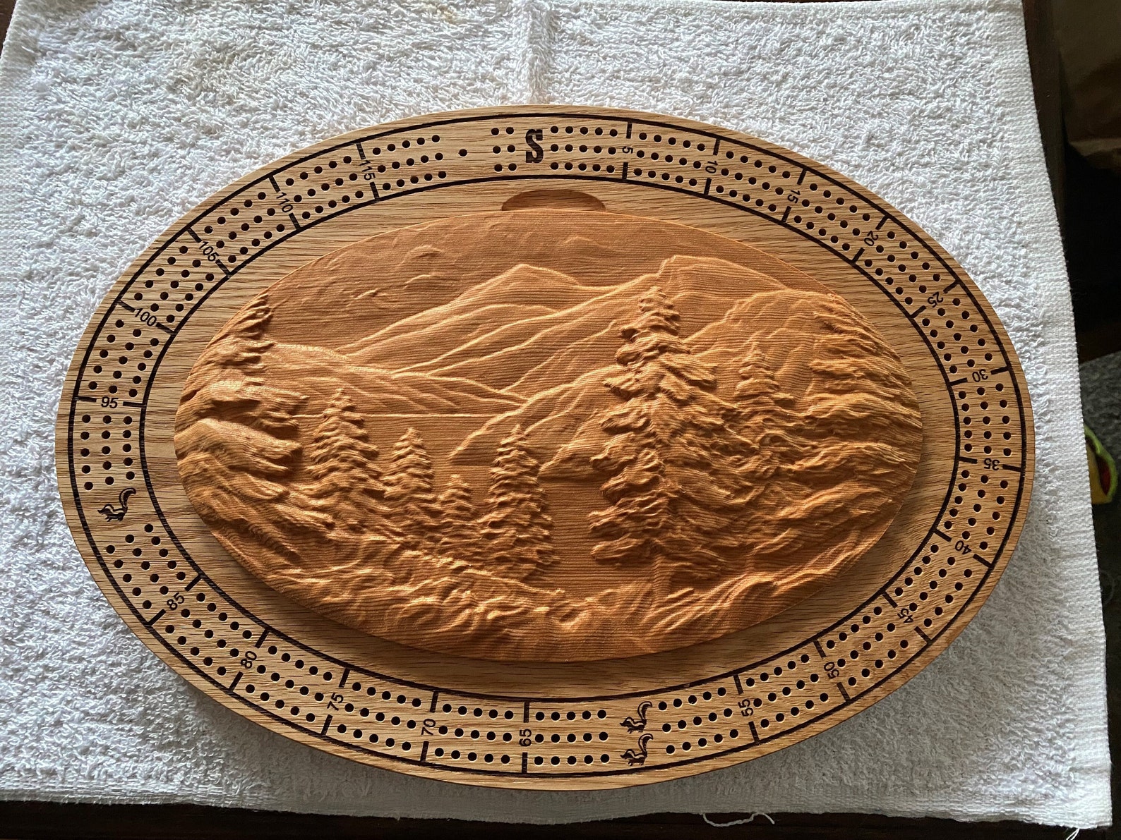 Cribbage Board W/lid Digital Files blank Lid File Included, NO 3D LID