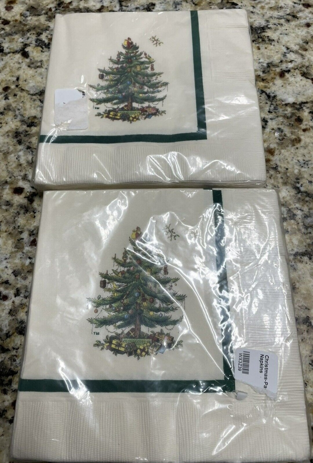 Hallmark Spode Christmas Tree Napkins Lot of 2 Packages 32 Etsy