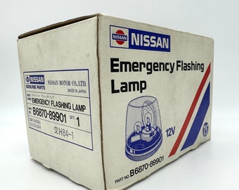 パーツ NISSAN Emergency Flashing Lamp 12V NISSAN Emergency Flashing Lamp B6870-89901 Genuine Parts w