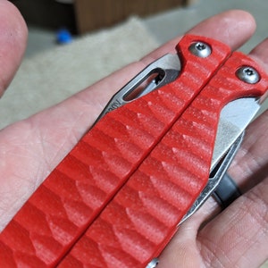 SOLO BILANCE - Bilance Leatherman Charge G10 rosse - Viti Torx