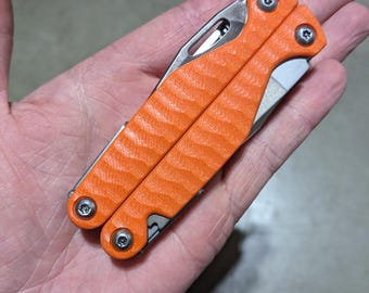 SOLO BALANZAS - Baquetas Leatherman Charge G10 color naranja - Tornillos Torx