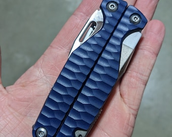 ESCALAS SOLAMENTE - Leatherman Charge Richlite Escalas Azul Tornillos Canyon-Torx