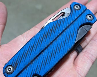 SOLO BALANZAS - Baquetas Leatherman Charge G10 - Azul/Negro - Tornillos Torx