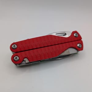 Leatherman Charge G10 Scales – Custom CNC Machined Replacement Handles (Scales Only) – Red