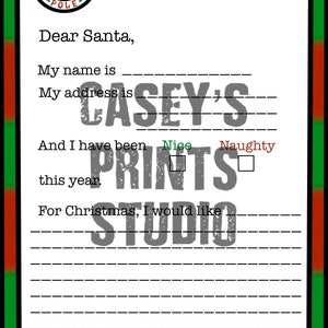 Querida Carta de Papá Noel