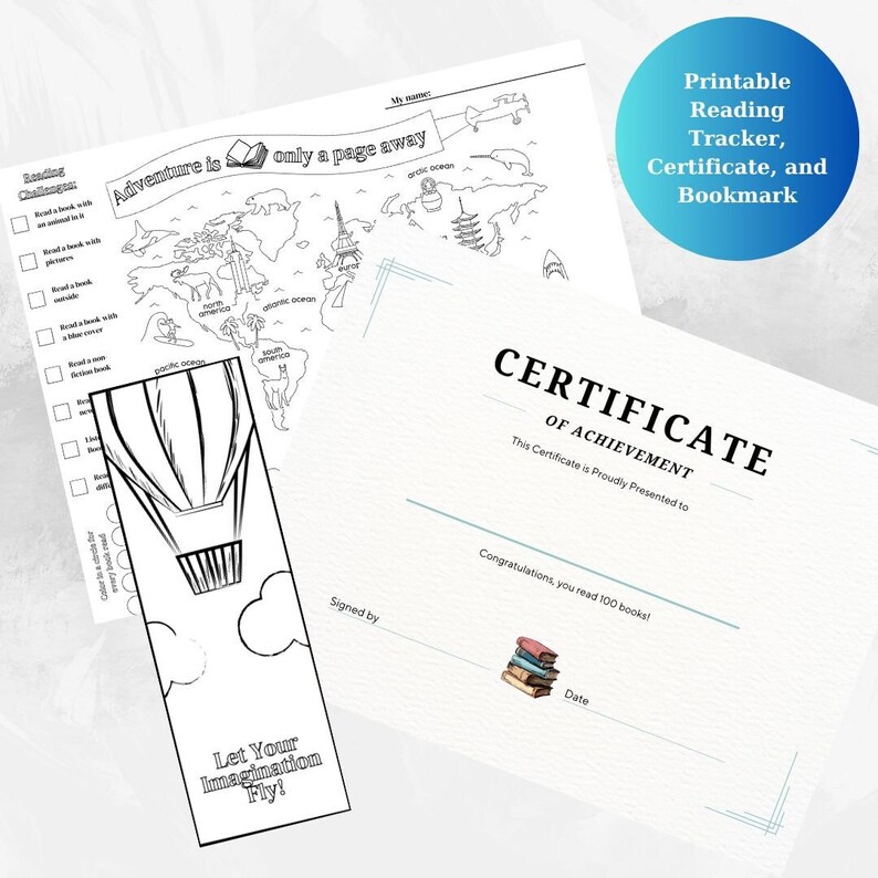 Printable Reading Tracker Coloring - Il 794xN.5813403535 F1n1 