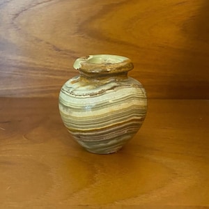 Miniature Alabaster Bud Vase