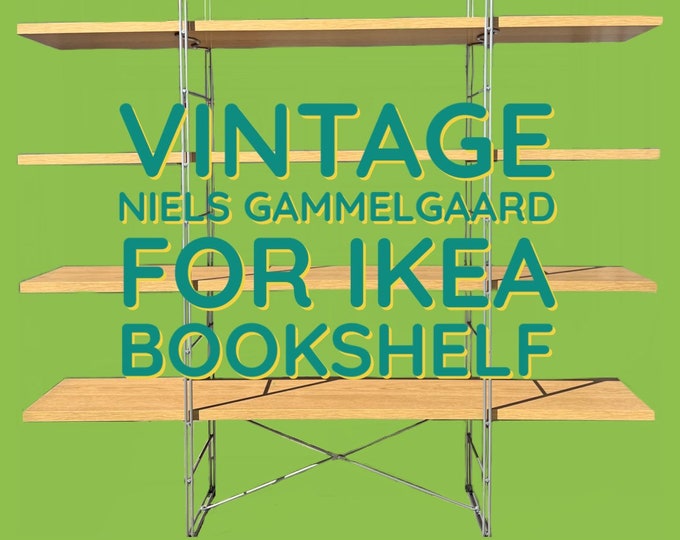 Vintage guide Shelving System/ Bookshelf/ Bookcase by Niels Gammelgaard