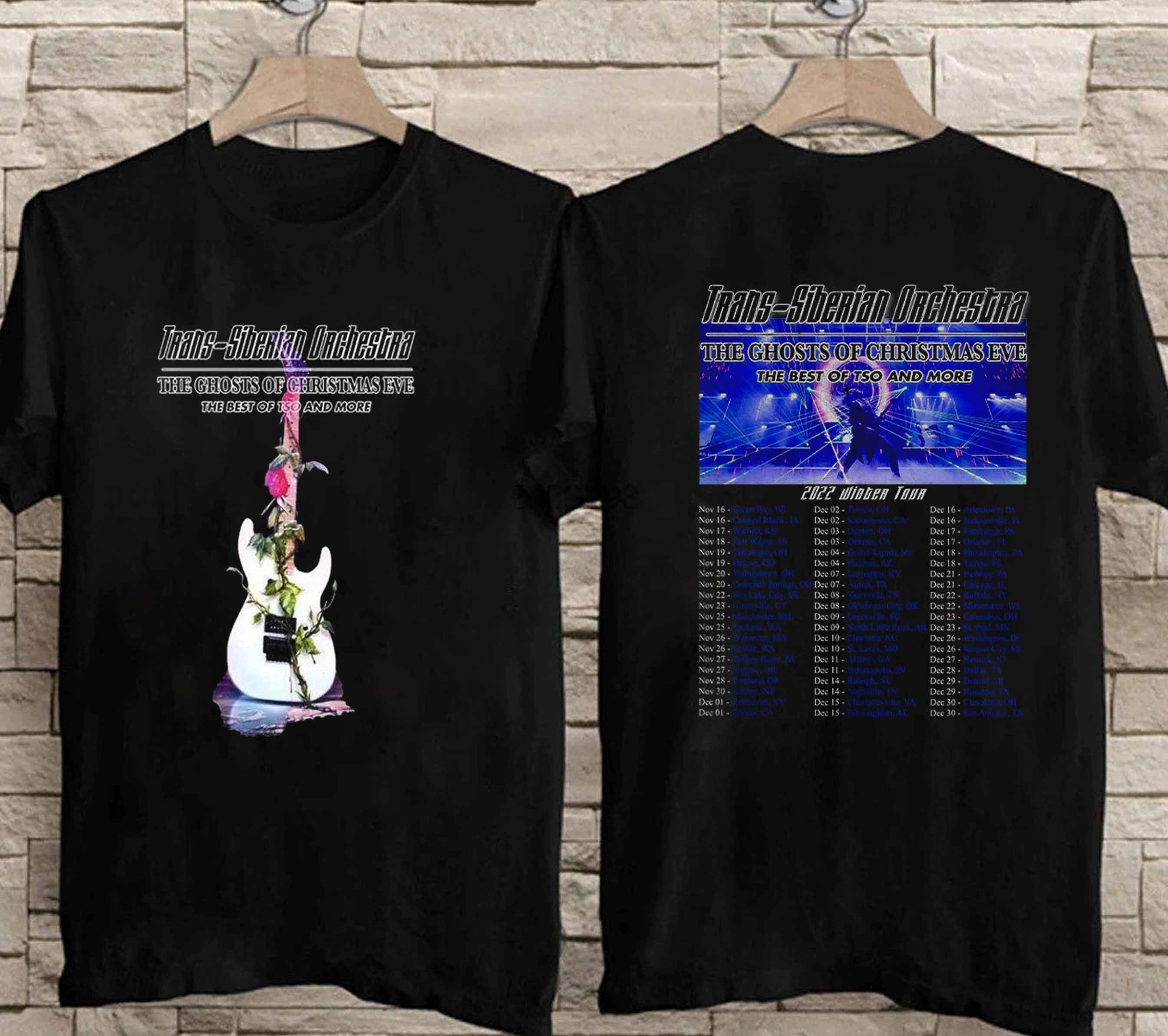 2022 Trans-Siberian Orchestra The Ghosts Of Christmas Eve Winter Tour T-Shirt