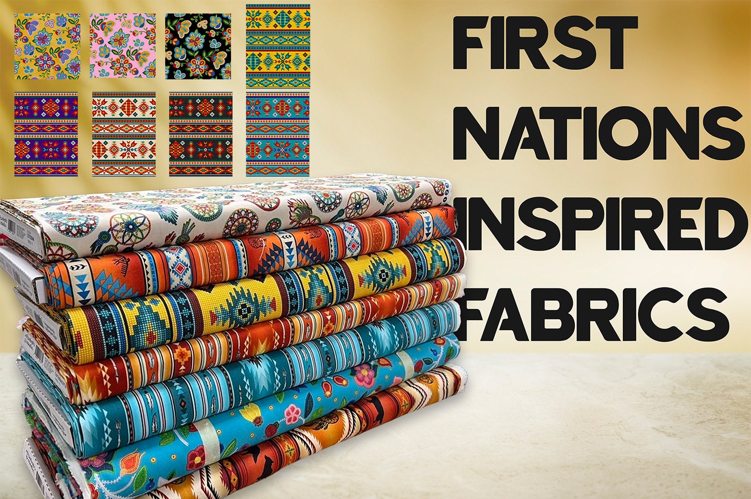 Elizabeth Studios Tucson Series First Nations Fabric Aboriginal Fabric
