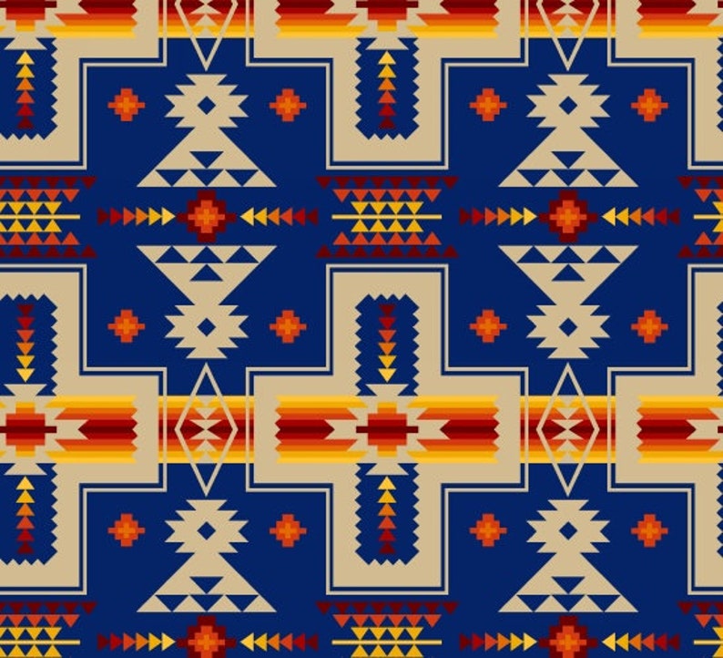 Elizabeth Studios Tucson Series First Nations Fabric - Etsy