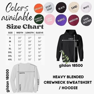a white hoodie with the measurements of the hoodie