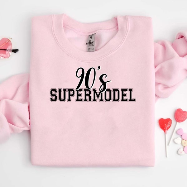 90s Supermodel Sweatshirt, Instagram Model Sweater, Retro 90s Gift For Her, Funny Shirt For Him, Funny IG Gift for Influencers, Trending Tee