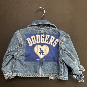 Dodgers Denim Jacket Etsy