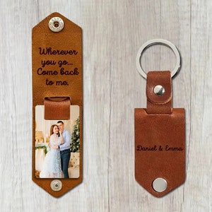 Keychain Sublimation Bottle Opener PU Leather Key Holder