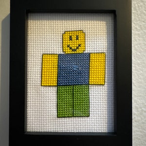 Roblox Noob Cross Stitch Picture