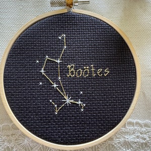 Boötes Constellation Embroidery