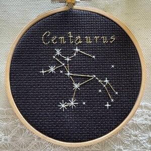 Centaurus Constellation Embroidery